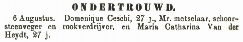 Dominico L.C.Ceschi †1904