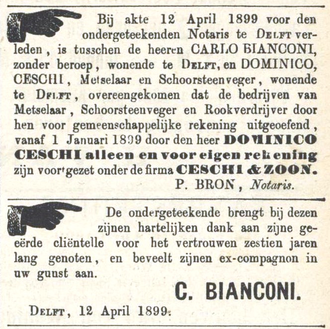 Dominico L.C.Ceschi †1904