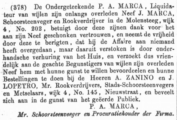 Zanino Lopetro: gevelbord (insegna murale)